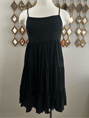NWT Reverof Tiered Baby Doll  Smocked Dress
